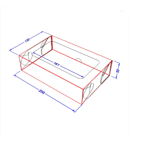 Картонная коробка для сладостей "Макси", крафт...