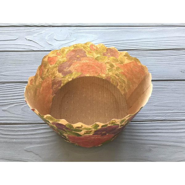 Форма для пасхи коричнева Ø130 мм ФП31