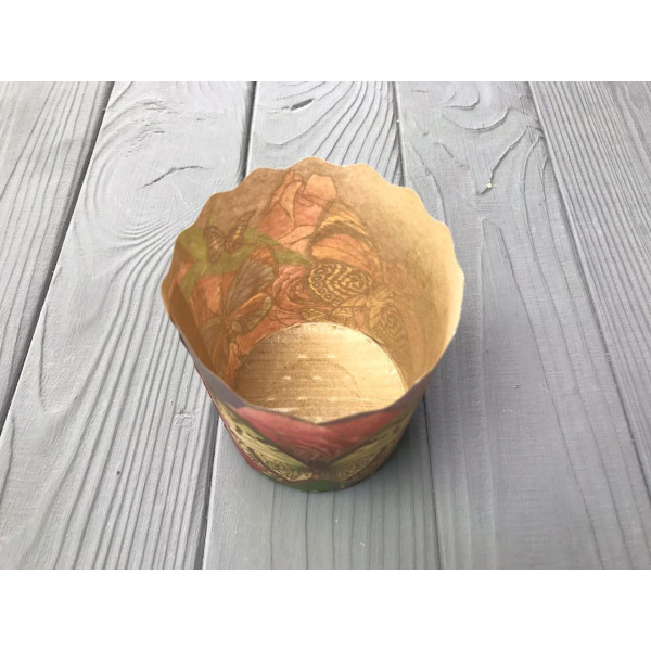 Форма для пасхи коричнева Ø70 мм ФП3