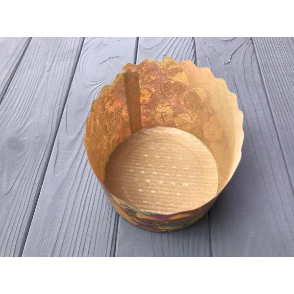 Форма для пасхи коричнева Ø110 мм ФП18