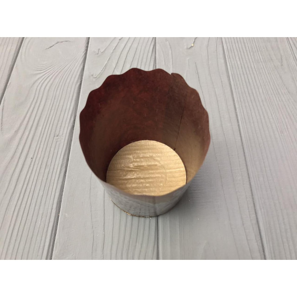 Форма для пасхи коричневая Ø70 мм ФП6
