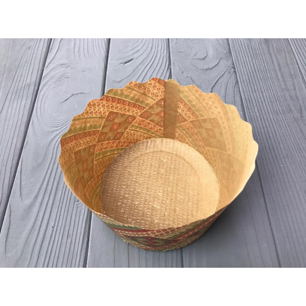 Форма для пасхи коричнева Ø110 мм ФП20