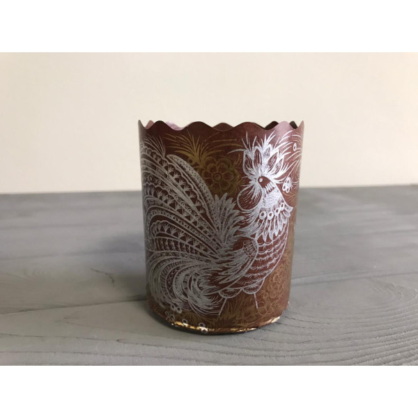 Форма для пасхи коричневая Ø70 мм ФП6
