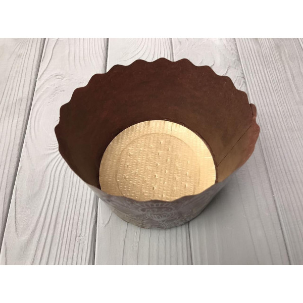 Форма для пасхи коричнева Ø110 мм ФП21