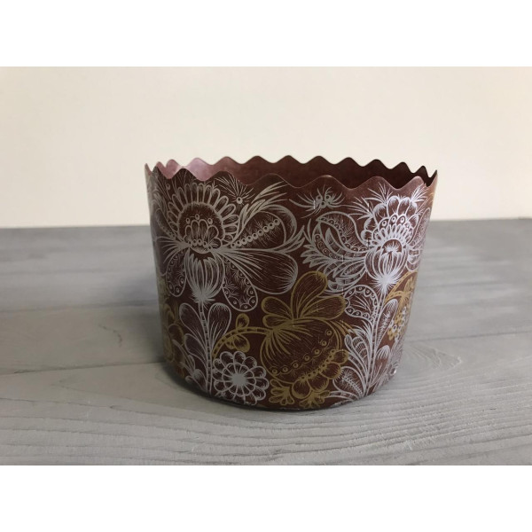 Форма для пасхи коричнева Ø110 мм ФП21