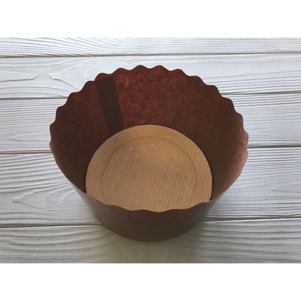 Форма для пасхи коричнева Ø130 мм ФП23