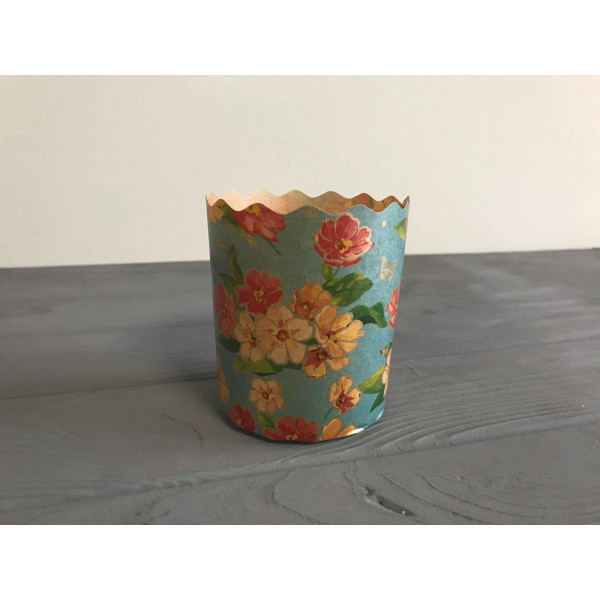 Форма для паски коричнева "Жостово" Ø70 мм, висота 65 мм ФП8