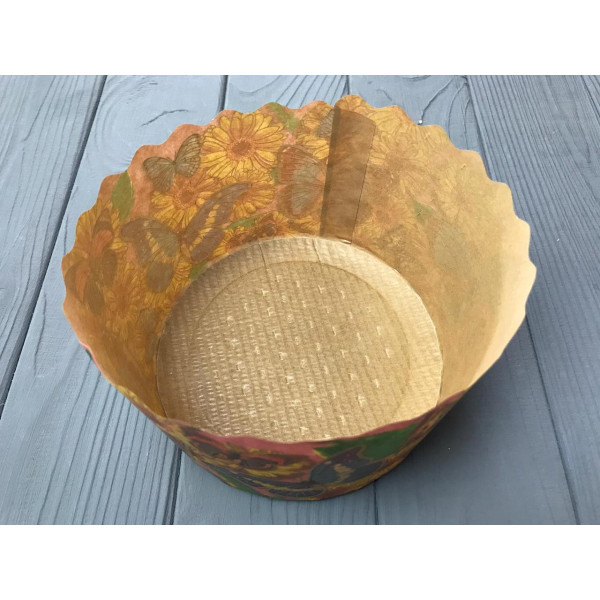 Форма для пасхи коричнева Ø130 мм ФП25