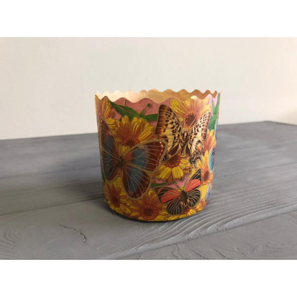 Форма для пасхи коричнева Ø90 мм ФП10