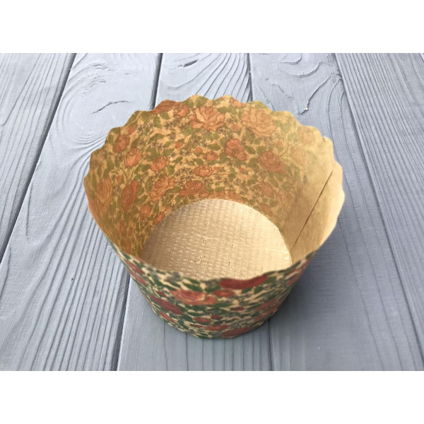 Форма для пасхи коричнева Ø90 мм ФП11