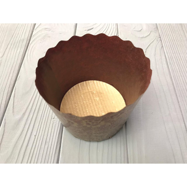 Форма для пасхи коричнева Ø90 мм ФП12