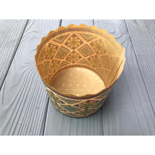 Форма для пасхи коричнева Ø90 мм ФП13