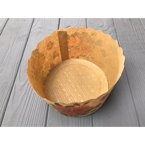 Форма для пасхи коричнева Ø130 мм ФП28