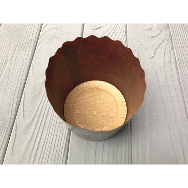 Форма для пасхи коричнева Ø90 мм ФП14