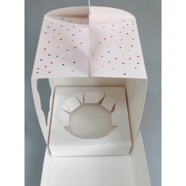 Вставка для пасхи белая КРЕДОВАНАЯ 138х138х30 мм (диаметр 112мм) KPP11