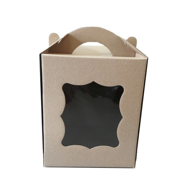 Коробка для паски 170х170х210 мм бура м/г KPP1