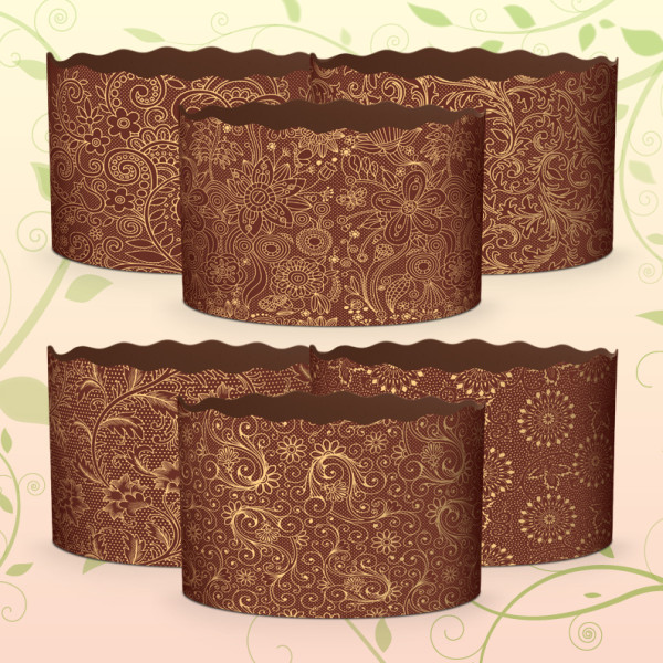 Форма для паски Крафт "Італійська" Ø70 мм, висота 65 мм ФП43