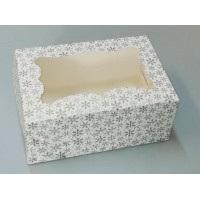 Коробка для мафінів, кексів 6шт з віконцем 250х170х110 мм