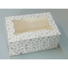 Коробка для мафінів, кексів 6шт з віконцем 250х170х110 мм
