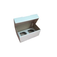 Коробка для капкейків, кексів та мафінів 2 шт 195х100х80 мм