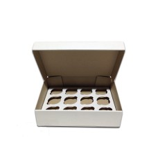 Коробка для капкейків, кексів та мафінів 12 шт 320*238*110