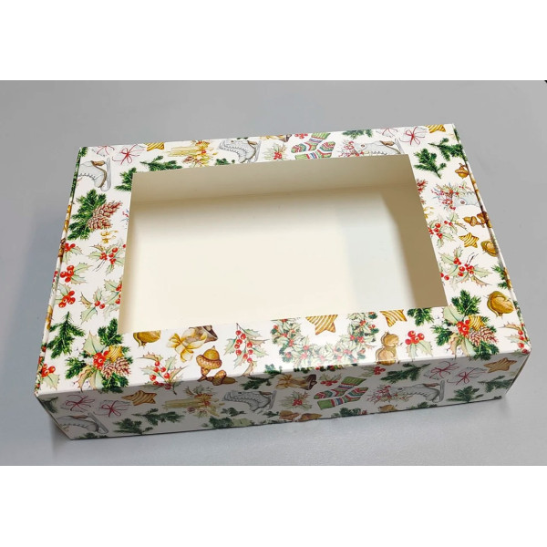 Коробка для подарунків з віконцем "Новогодня"