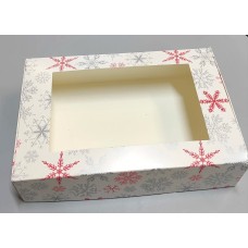Коробка для подарунків з віконцем "Сніжинка"
