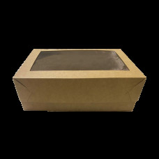 Коробка картона с окном 250х170х80 мм Бурая KPM201(KPM201)
