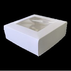 Коробка для цукерок біла 110х110х37 KPK60