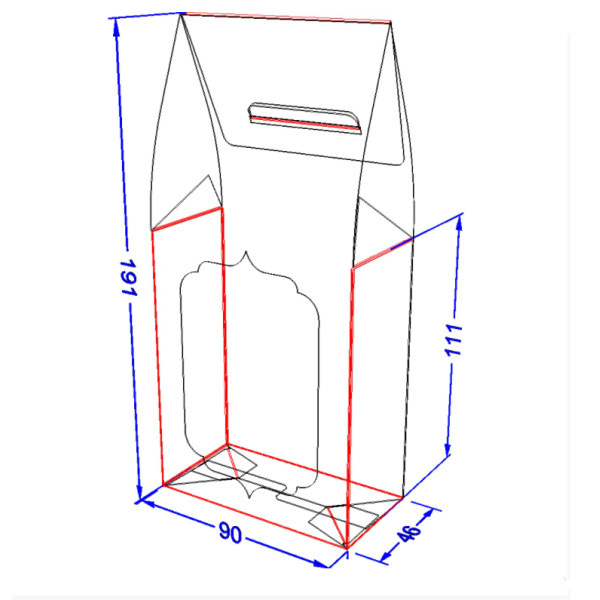 Картонная упаковка для чая, сухофруктов, орехов, Крафт (50шт/уп)