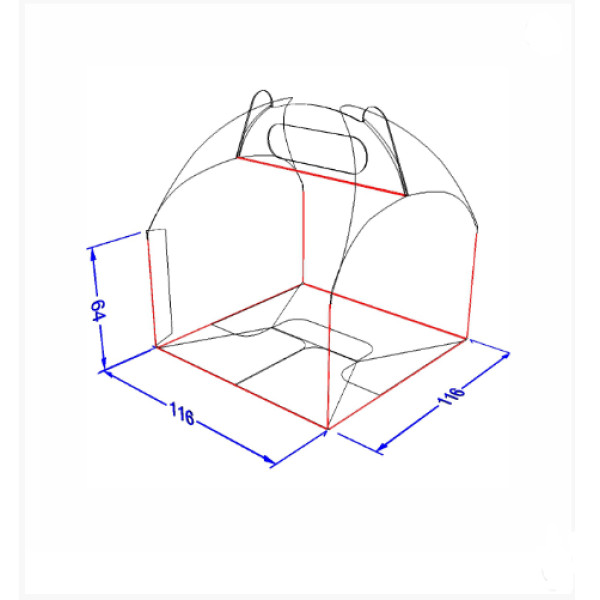 Подарункова бонбоньєрка "Міні" срібло