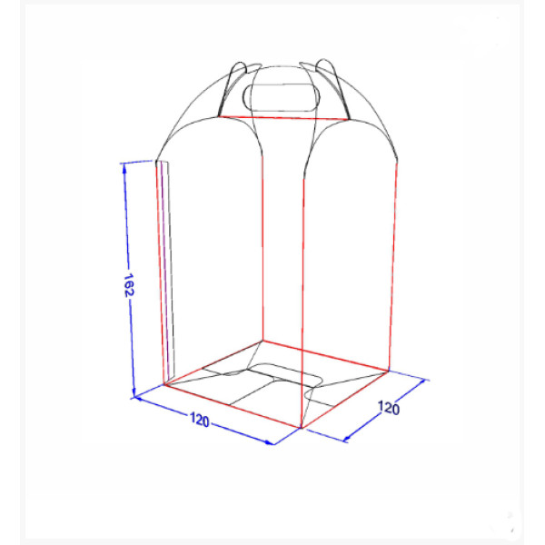 Подарочная бонбоньерка "Миди" серебро

