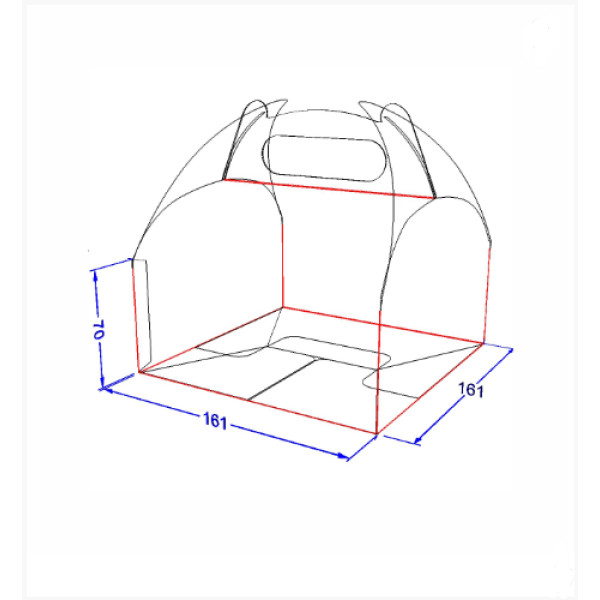 Подарочная бонбоньерка "Макси" белая
