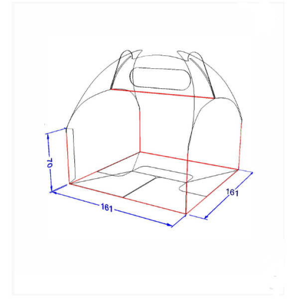 Подарочная бонбоньерка "Макси" серебро
