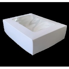 Коробка біла з віконцем 170*105*50 KPK62