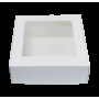 Коробка для зефіру 200х200х70мм з вікном