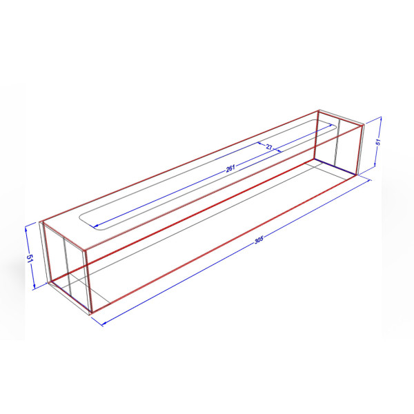 Упаковка для макарунс з віконцем МАКСІ чорна(12шт)