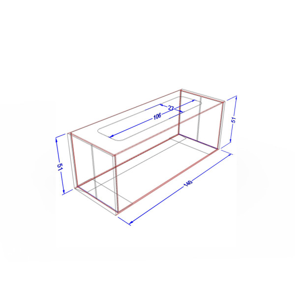 Упаковка для макарунс з віконцем МІНІ крафт (6шт)