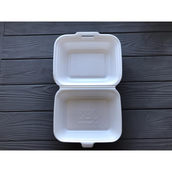 Ланч-бокс HB-9 білий (250шт) 185x155x70