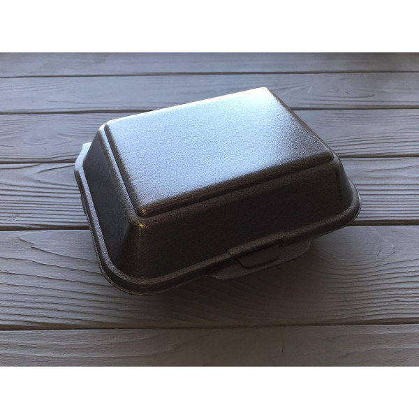 Ланч-бокс HB-9 білий (250шт) 185x155x70