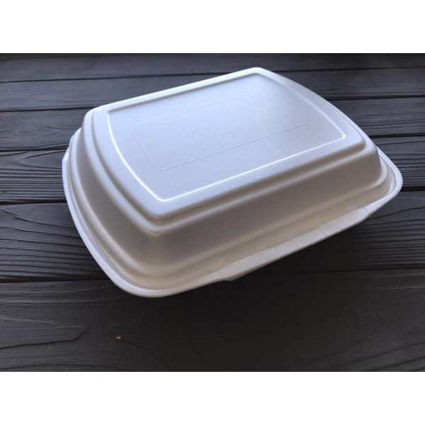 Ланч-бокс MB-1 білий (150шт) 240x210x70 мм