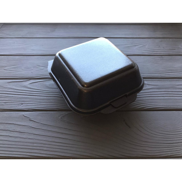 Ланч-бокс одноразовий чорний HB7 135x135x70 мм (250 шт)