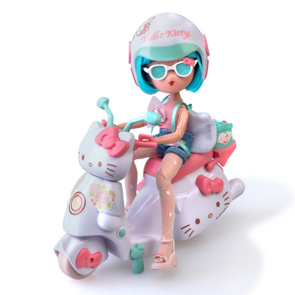 Дитяча лялька "Красуня Пінк на скутері" 4SF Manga Dolls HKTF3000 серії "Hello Kitty" (HKTF3000)