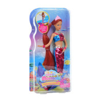 Детская кукла "Русалка" 8433(Red) красный, наряд с пайетками 29 см(8433(Red))