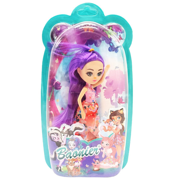Дитяча іграшкова Лялька "Baobier" JJ8572-20(Violet) 15 см, шарнірна (JJ8572-20(Violet))