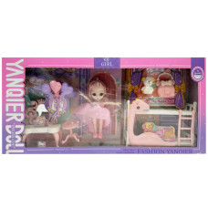 Дитяча іграшкова лялька "YQE-Girl" 3688-184A, з аксесуарами (3688-184A)
