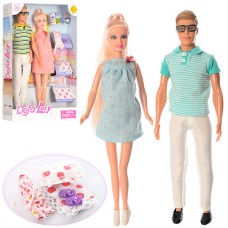 Семья типа Барби и Кен DEFA 8349 беременная кукла
