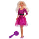 Дитяча лялька "Вечірня красуня" DEFA 8226(Violet) гребінець (DEFA 8226(Violet))