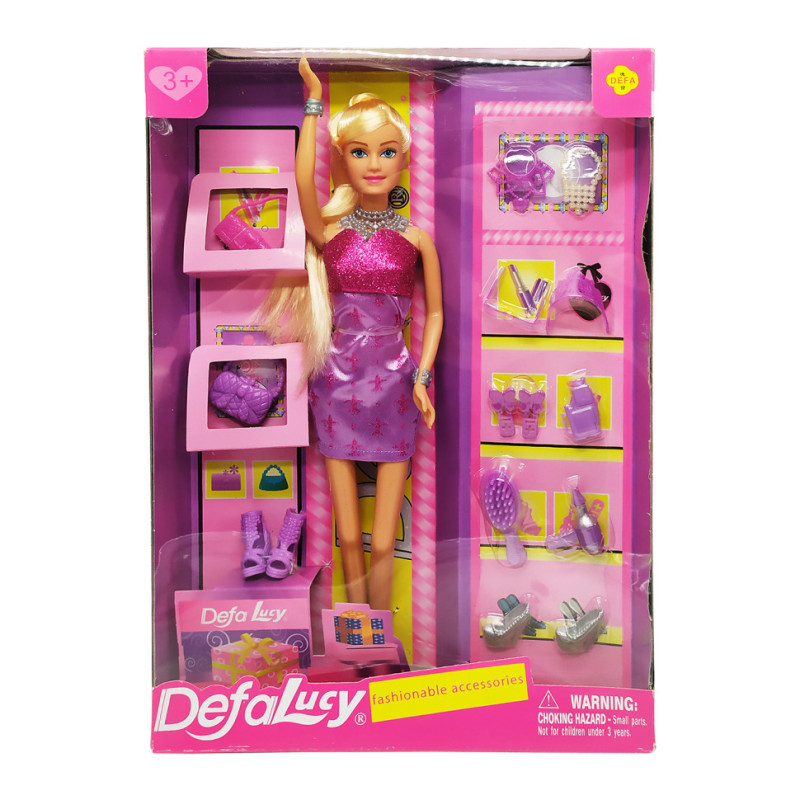 Кукла типа Барби Defa Lucy 8233 с аксессуарами
