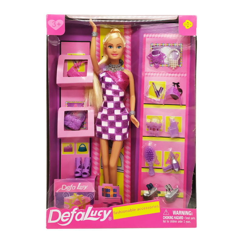 Лялька типу Барбі Defa Lucy 8233 з аксесуарами